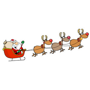 Free Reindeer Clip Art Image: