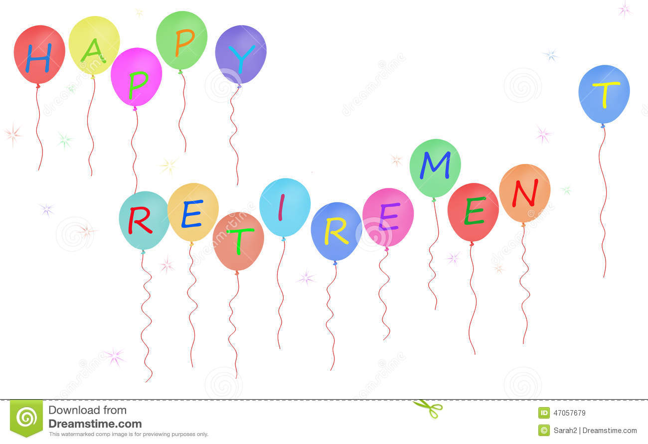 Free Retirement Clipart. Illustration Happy Retirement .