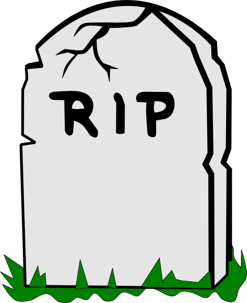 Free RIP Tombstone Clip Art - Blank Tombstone Clipart