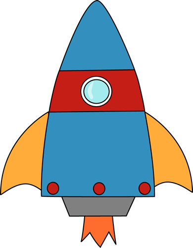 Rocket clipart 3
