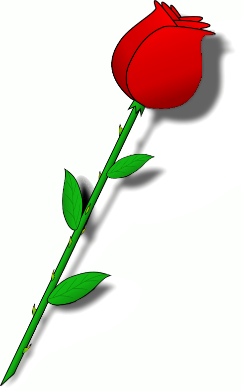 Free Large Red Rose Clip Art