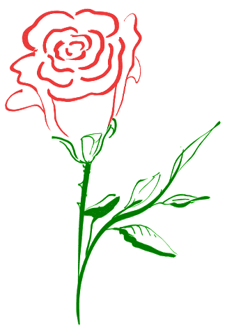 Free Vintage Rose Clip Art