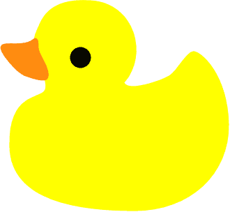 Rubber duck cute duck clip ar