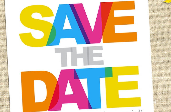 Save the date meeting clipart