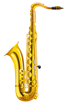 Free Saxophone Clipart - Saxaphone Clipart
