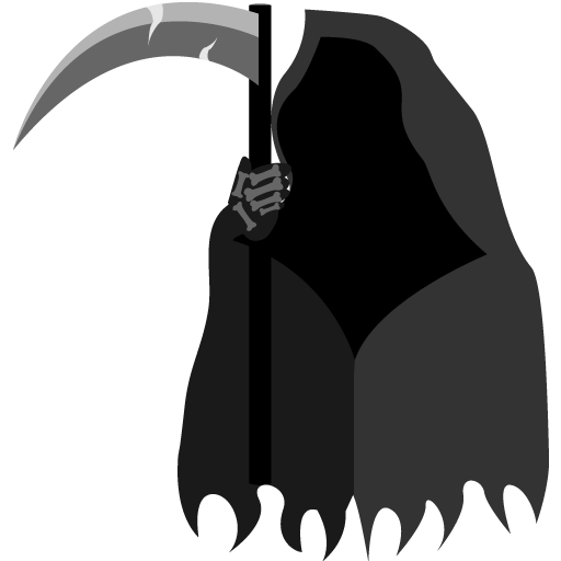 Free Scary Grim Reaper Clip Art