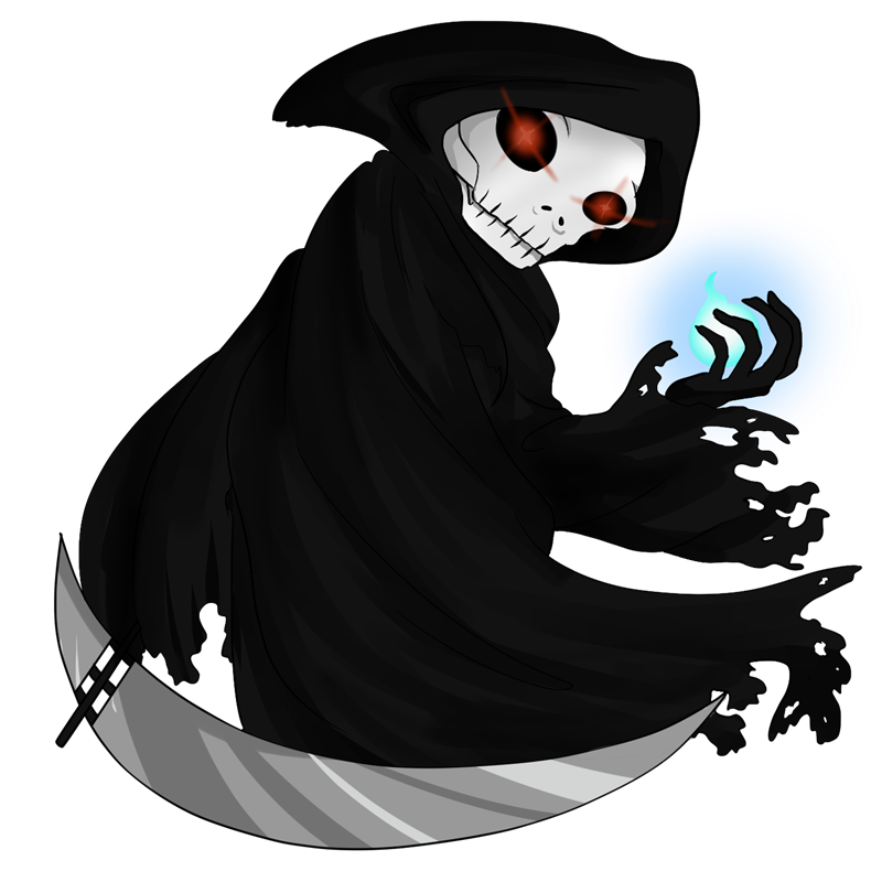 Free Scary Grim Reaper Clip Art