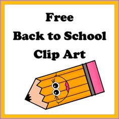 Free School Clip Art for Teachers