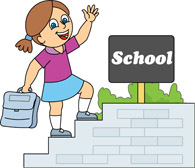 Free School Clipart Clip Art  - Going To School Clipart