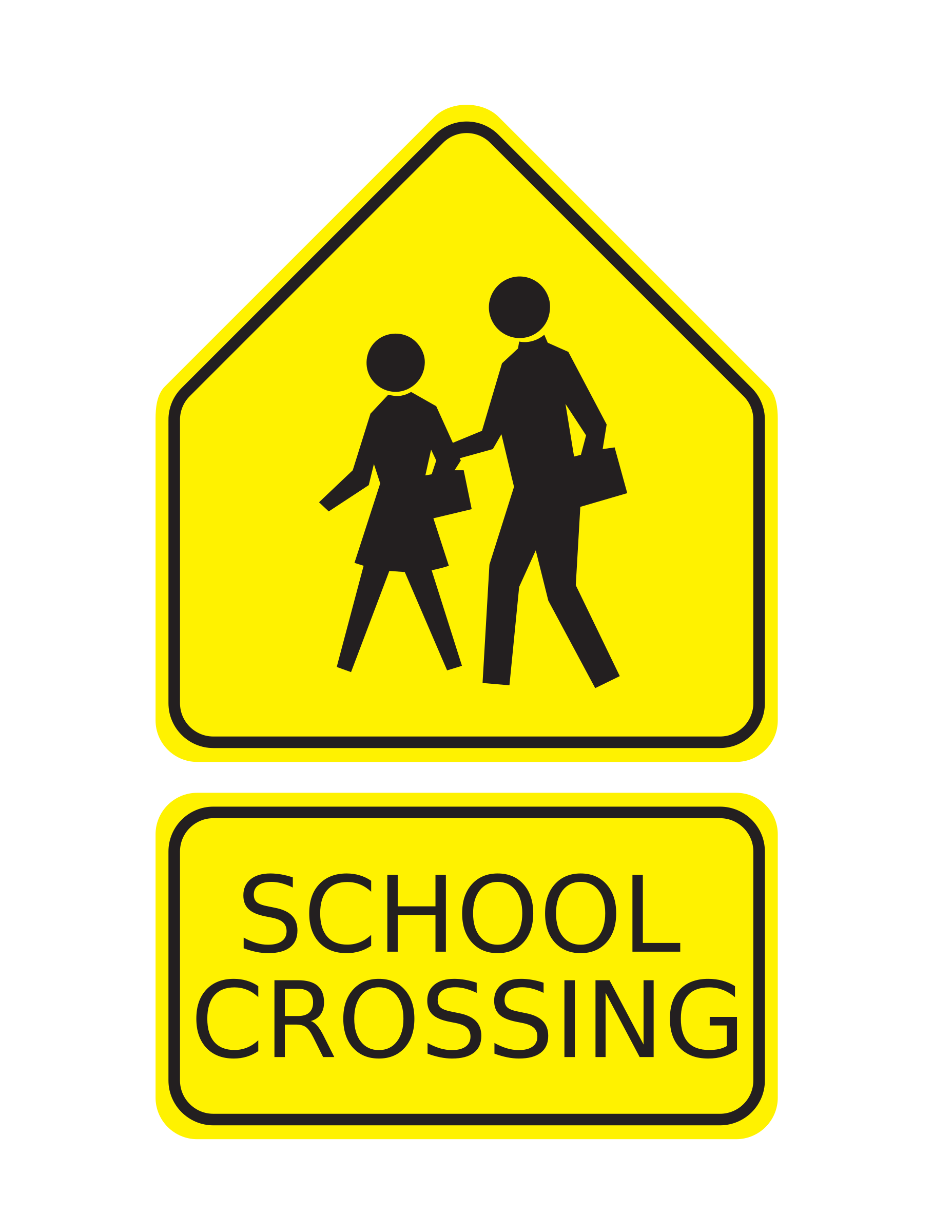 Free School Signs Clipart. BIG IMAGE (PNG)