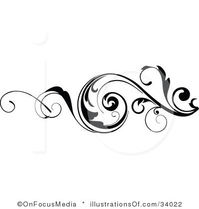 Free Scroll Design Clip Art - Scroll Design Clip Art