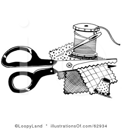 Colorful Sewing Clip Art Set