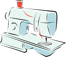 sewing machine graphic