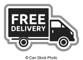 . ClipartLook.com Free delivery truck - free shipping label
