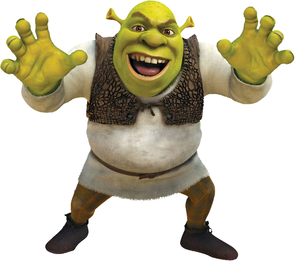 Shrek character and Shrek on 