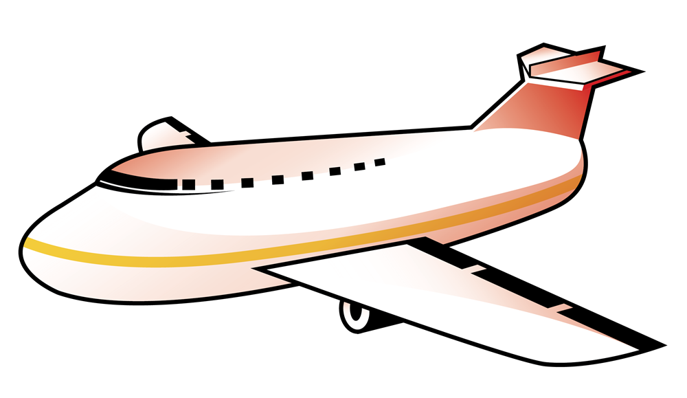 Free Simple Airplane Clip Art - Clip Art Plane