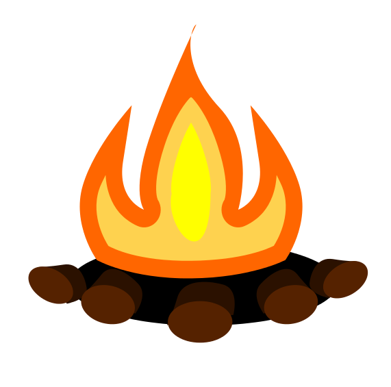 Free Simple Bonfire Clip Art
