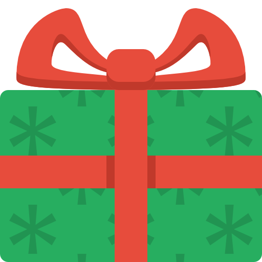 Free Simple Christmas Gift Cl - Present Clip Art