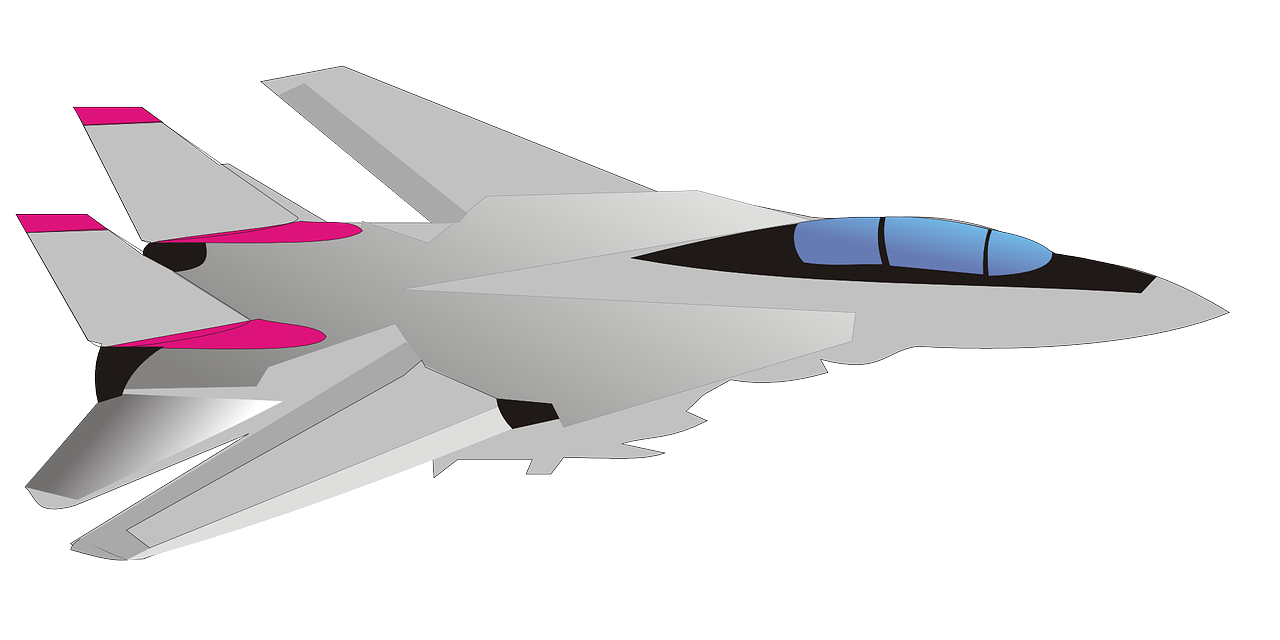 Free Simple Fighter Jet Clip Art