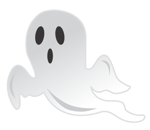 Halloween ghost clipart 2 .