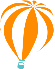 Free Simple Hot Air Balloon Clip Art