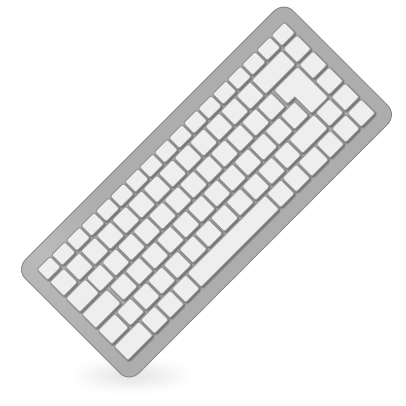 Free Simple Keyboard Clip Art u0026middot; keyboard5