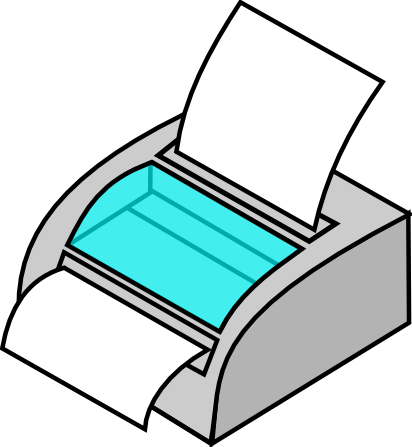 Computer Printer Clipart Clip