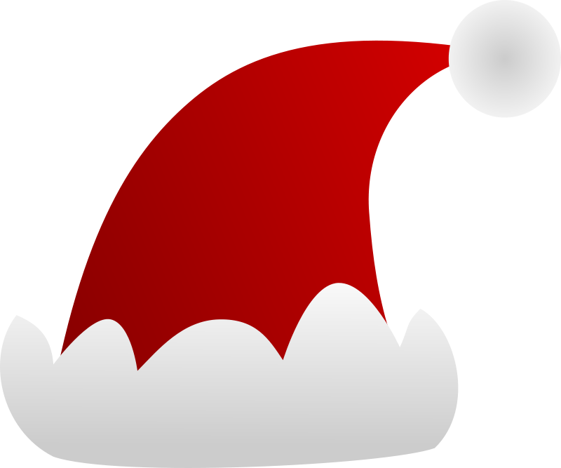 Free Simple Santa Hat Clip Ar - Santa Claus Hat Clipart