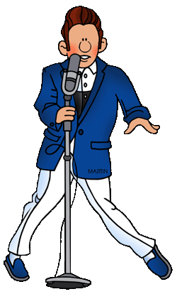 Free Singers Clip Art by .