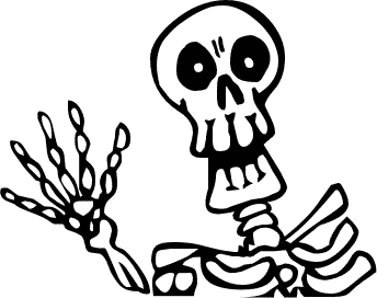 ... Free Skeleton Clipart - P - Halloween Graphics Free Clip Art