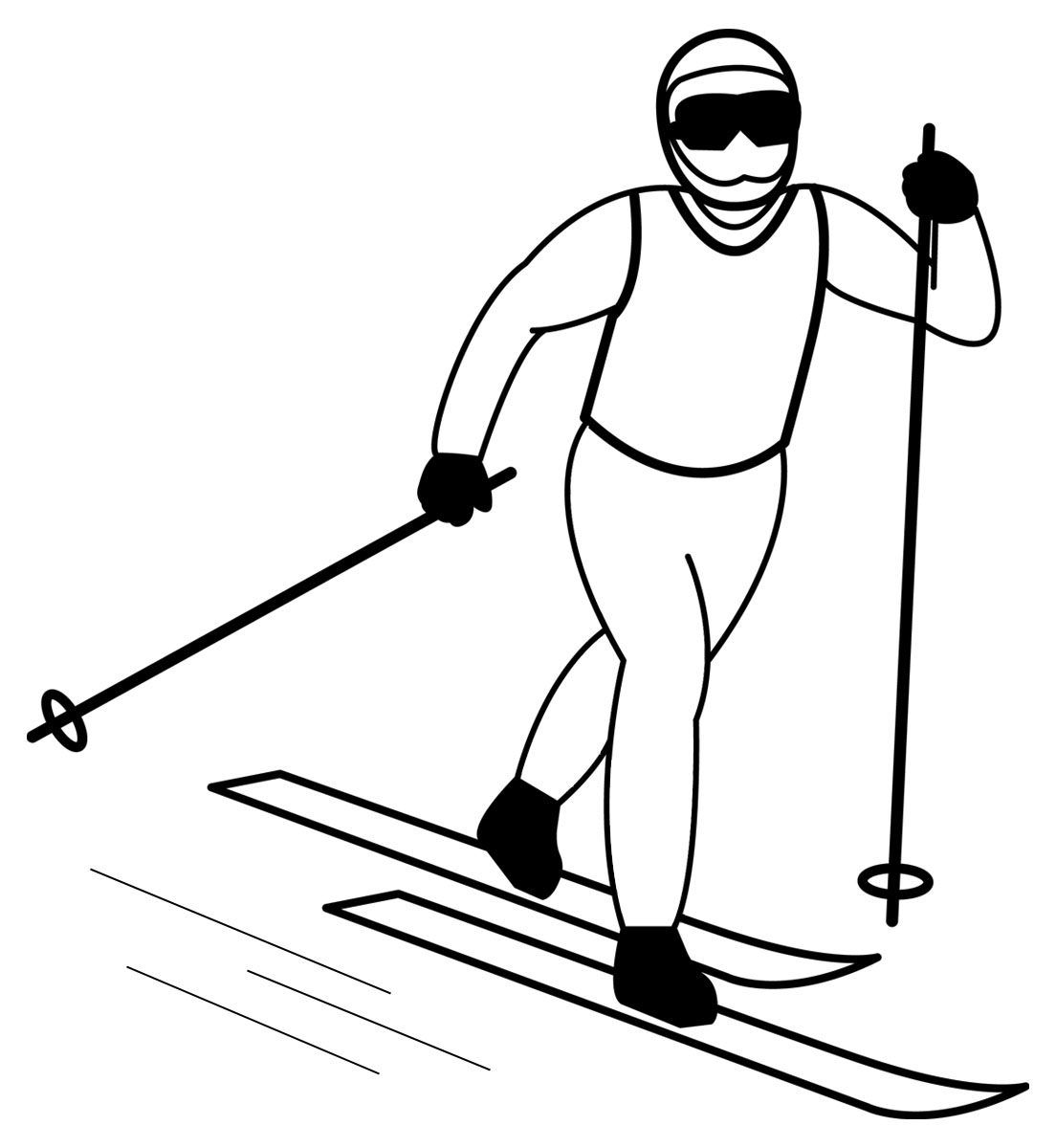 Skiing Clipart Free Clipart B