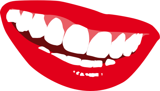 Free Smile Showing Teeth Clip - Teeth Clipart