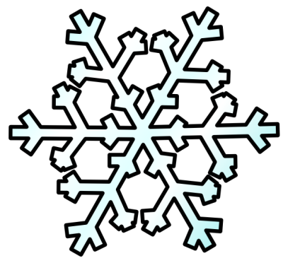 Snowflakes Clip Art 5 .