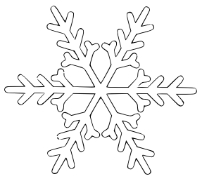 Free Snowflake Clipart - White Snowflake Clipart
