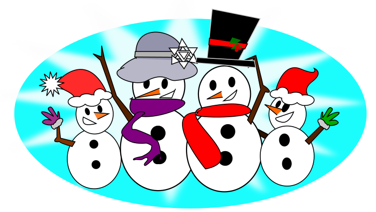 Free Snowman Family Clip Art