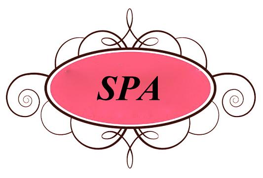 New Spa Party clip art is .