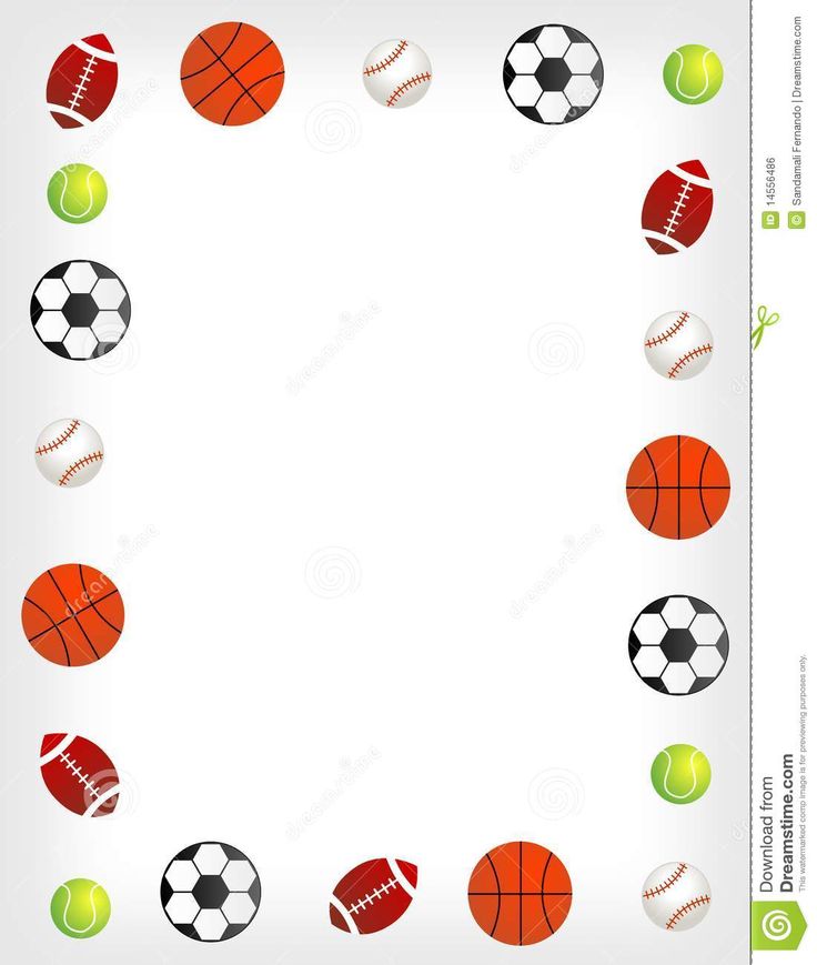 free sports clipart borders .