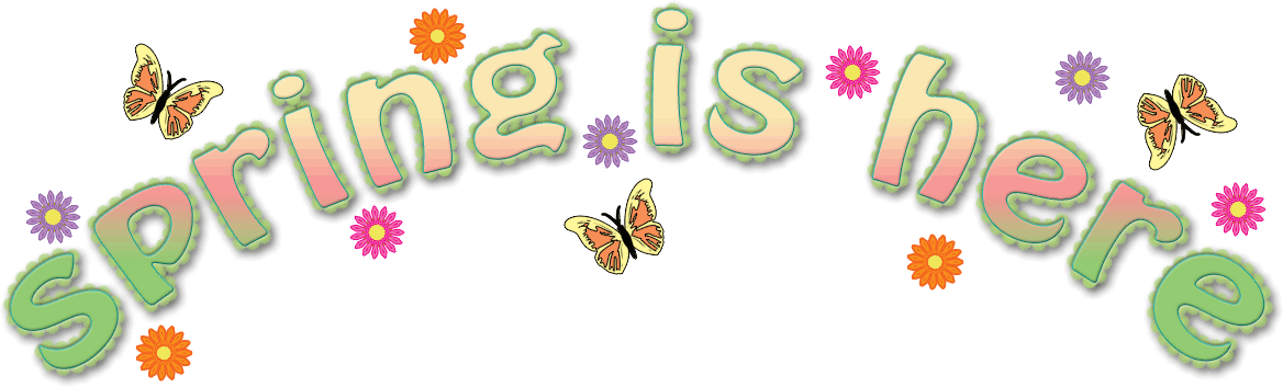 Free spring clip art borders  - Free Spring Clipart Images