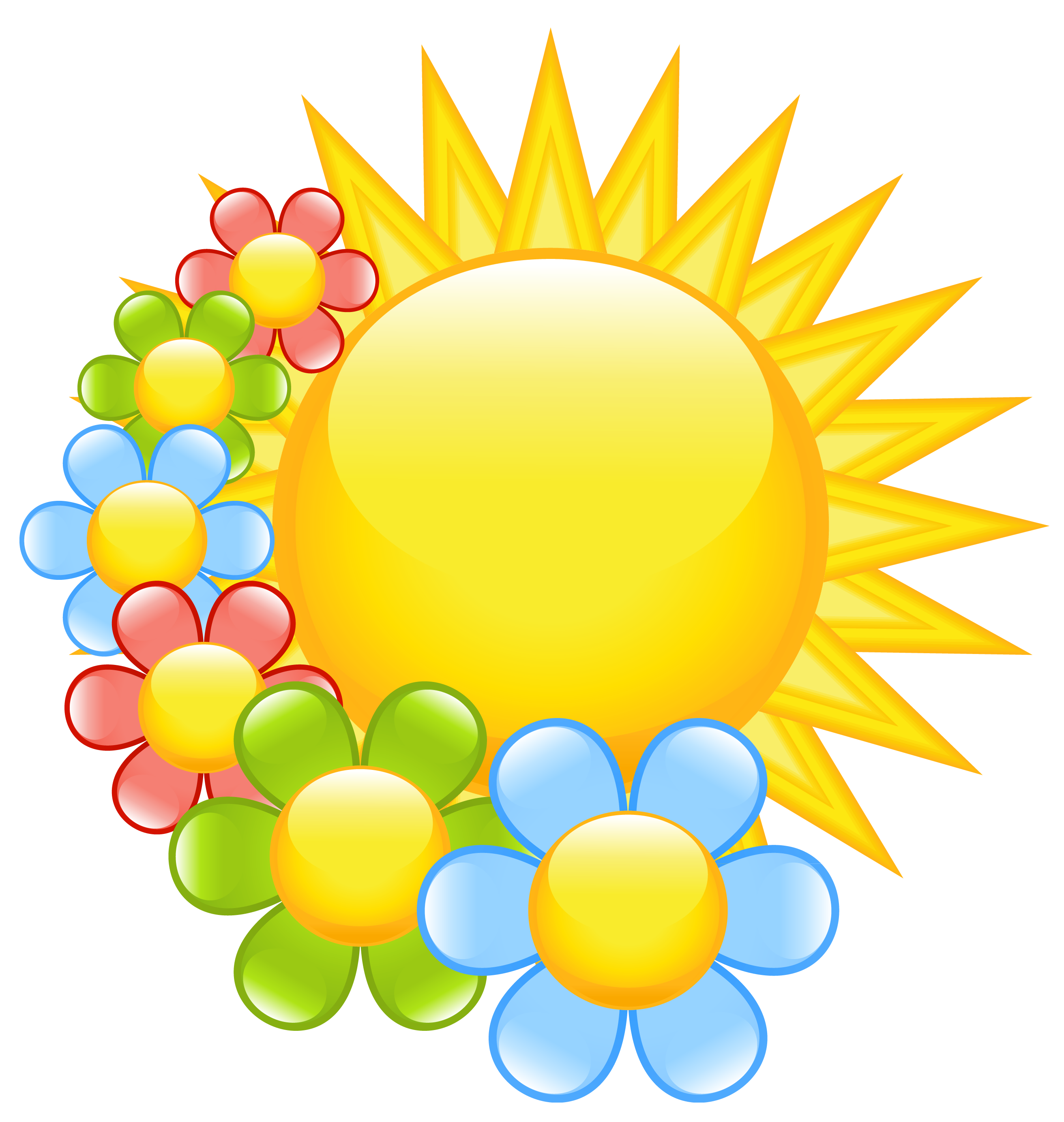 Spring Is Here Clipart Flower