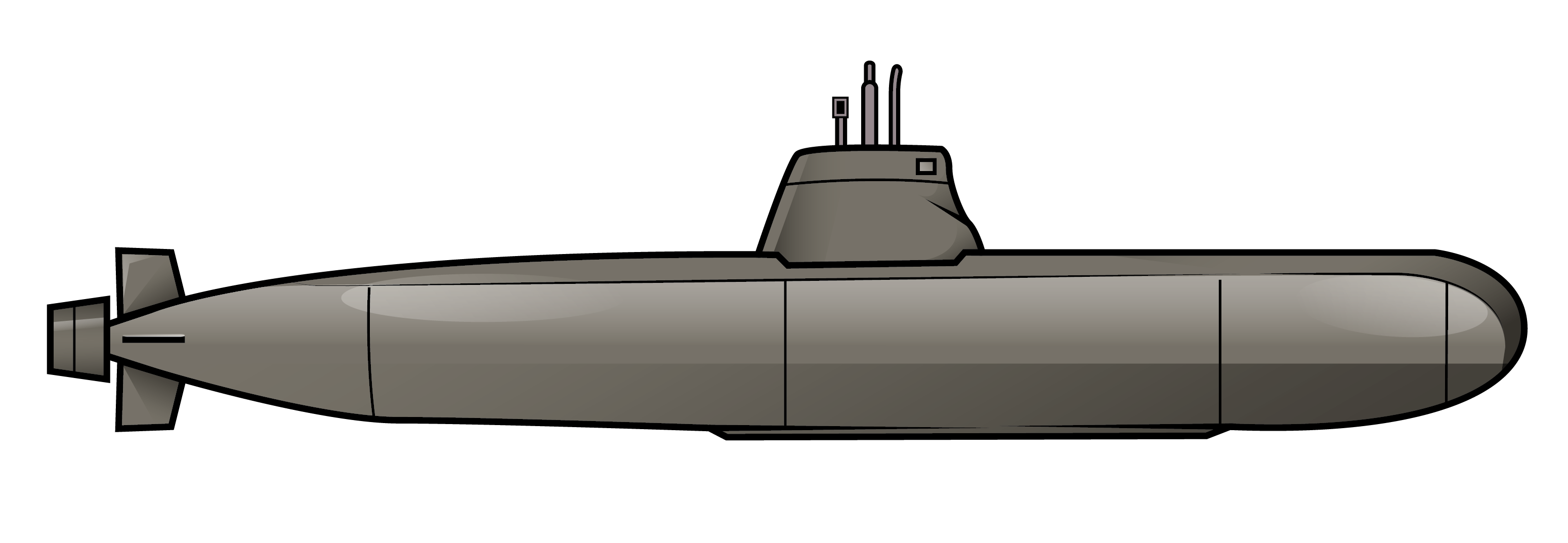 Free Cartoon Submarine Clip A