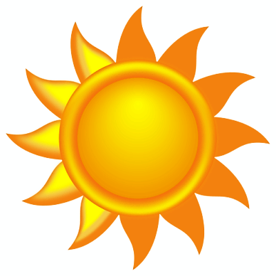 Free Sun Clipart - Public Dom - Free Clipart Sunshine