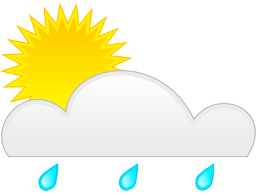 Sun And Clouds Clipart .