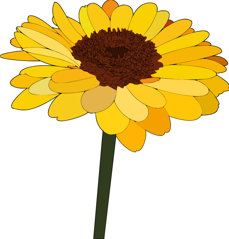 Free sunflower clipart free c - Free Sunflower Clipart