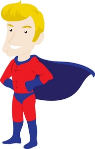 free superhero clipart | Font