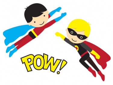 free superhero clipart - Superhero Kids Clipart