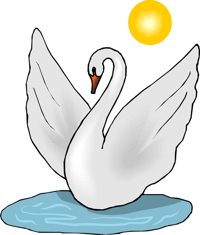 Free swan clipart