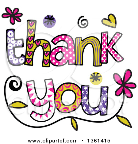 clipart thank you .
