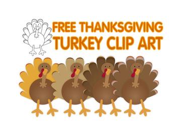 FREE Thanksgiving turkey clip art