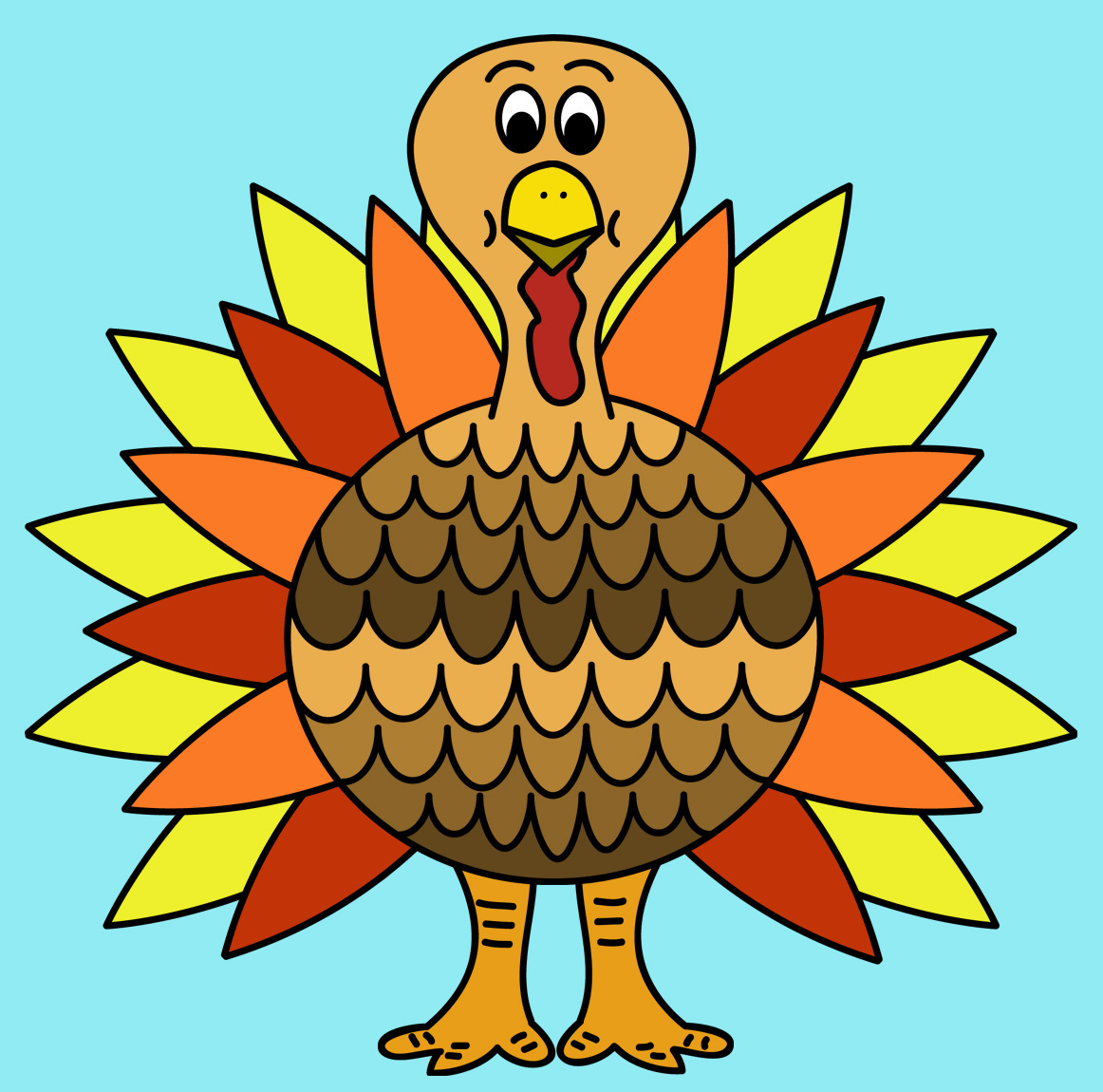 Free Thanksgiving Turkey Clip - Clip Art Turkeys