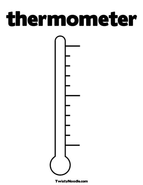 Blank Goal Thermometer Clipar